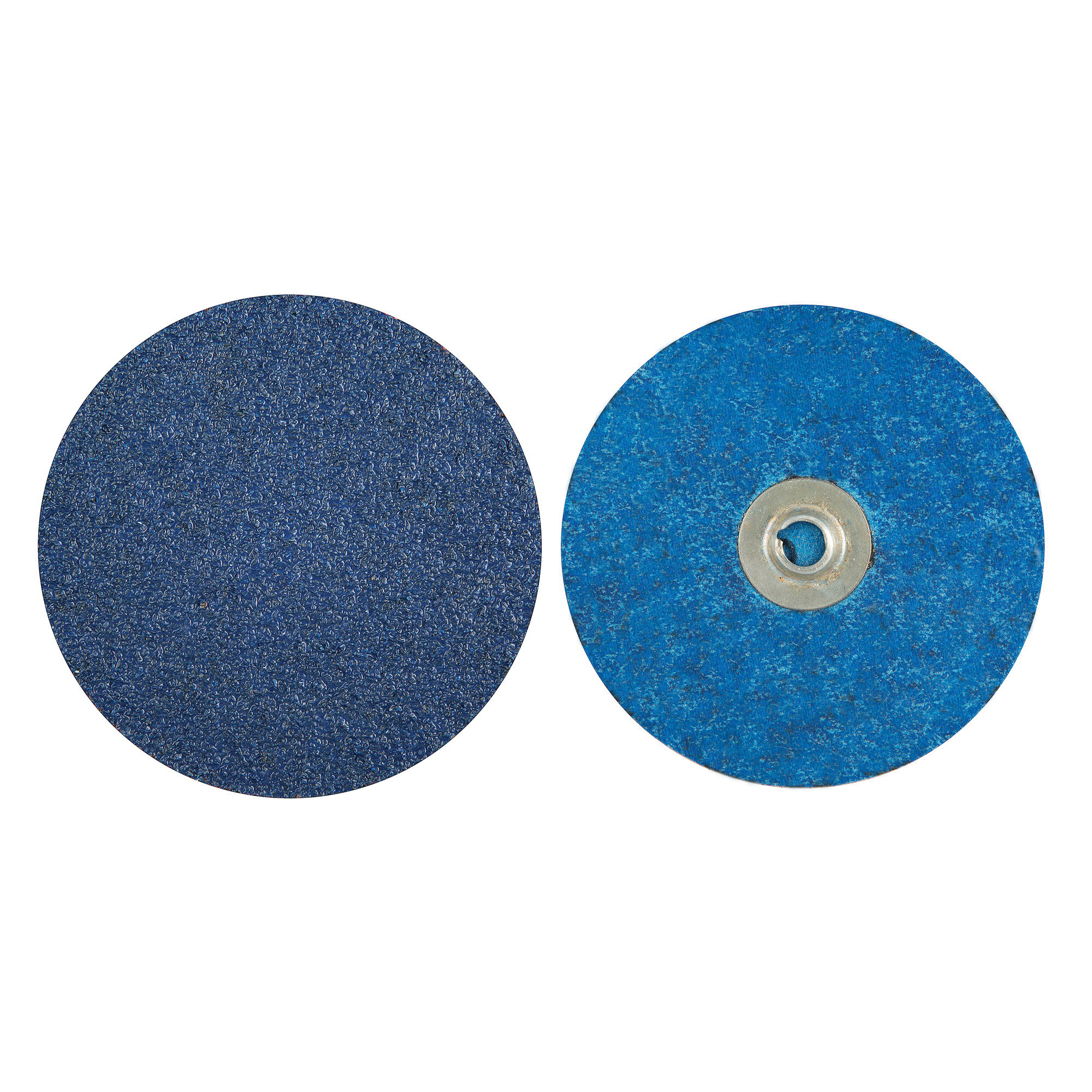 Norton® BlueFire® 66261138679 R884P Coated Abrasive Quick-Change Disc, 4 in Dia, 80 Grit, Coarse Grade, Zirconia Alumina Abrasive, Type TS (Type II) Attachment
