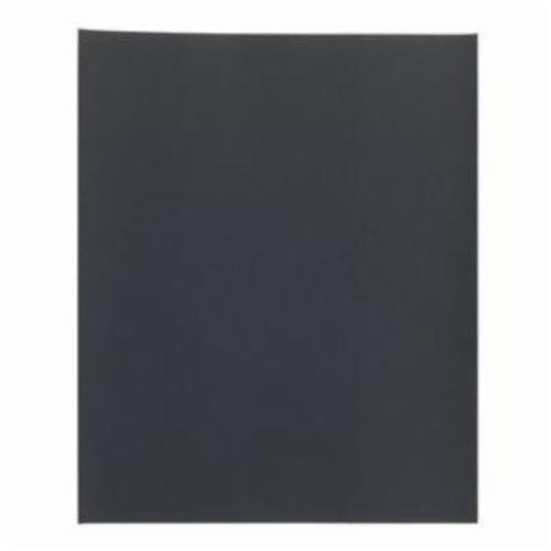 Norton® Black Ice™ 66261139381 T401 Coated Sandpaper Sheet, 11 in L x 9 in W, 1000 Grit, Ultra Fine Grade, Silicon Carbide Abrasive, Paper Backing