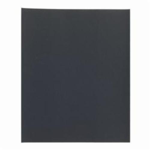 Norton® Black Ice™ 66261139386 T214 Coated Sandpaper Sheet, 11 in L x 9 in W, P320 Grit, Extra Fine Grade, Aluminum Oxide Abrasive, Paper Backing