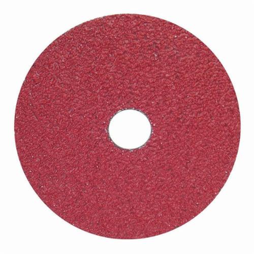 Norton® Blaze® 69957398004 SG F980 Heavy Duty Coated Abrasive Disc, 4-1/2 in Dia, 7/8 in Center Hole, 80 Grit, Medium Grade, Premium Ceramic Alumina Abrasive, Center Mount Attachment