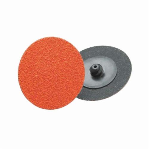 Norton® Blaze® 66261162332 R980P Heavy Duty Coated Abrasive Quick-Change Disc, 3 in Dia, 60 Grit, Coarse Grade, Ceramic Alumina Abrasive, Type TR (Type III) Attachment
