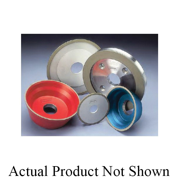Norton® 66260273592 Straight Abrasive Wheel, 4 in Dia x 1/4 in THK, 3/4 in Center Hole, 150 Grit, Diamond Abrasive