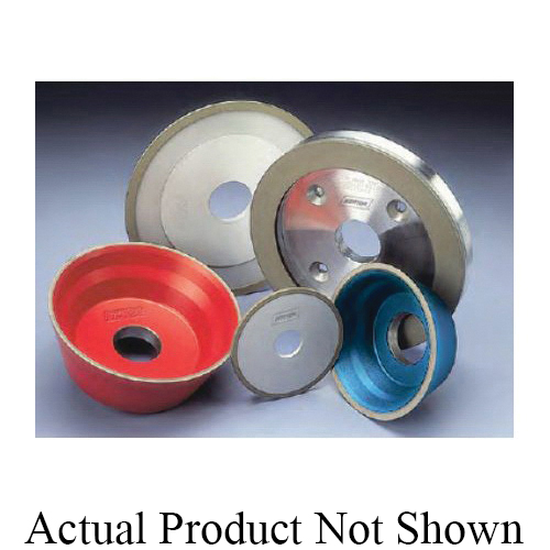 Norton® 69014191842 Grinding Wheel, 5 in Dia x 1-3/4 in THK, 1-1/4 in Center Hole, 120 Grit, CBN Abrasive