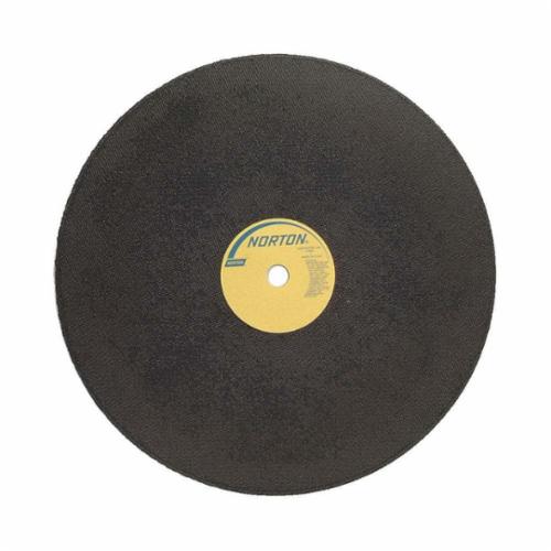 Norton® 69078650377 90A Type 1 Reinforced Straight Cut-Off Wheel, 20 in Dia x 5/32 in THK, 1 in Center Hole, 24 Grit, Aluminum Oxide Abrasive
