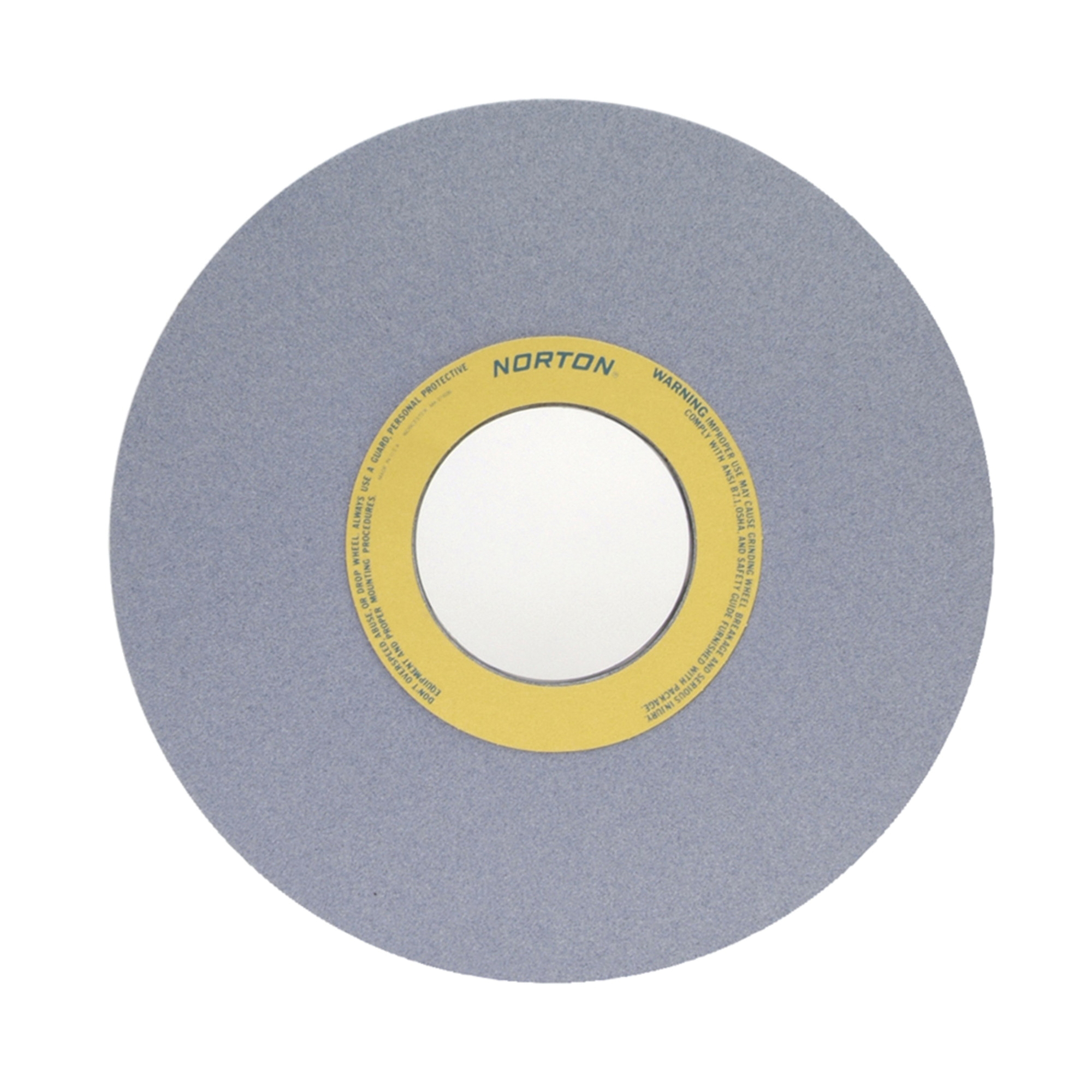 Norton® 69078665382 32A Straight Surface and Cylindrical Grinding Wheel, 20 in Dia x 1-1/2 in THK, 5 in Center Hole, 46 Grit, Aluminum Oxide Abrasive