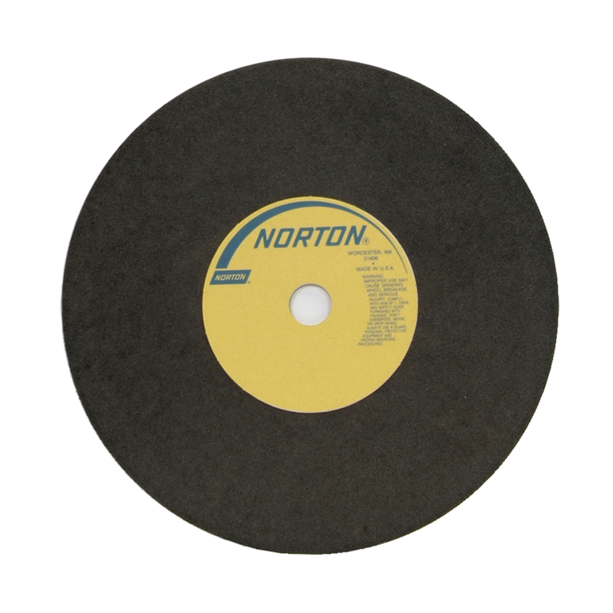 Norton® 69083166319 57A Type 01/41 Reinforced Cut-Off Wheel, 24 in Dia x 3/16 in THK, 1-3/4 in Center Hole, 24 Grit, Aluminum Oxide Abrasive