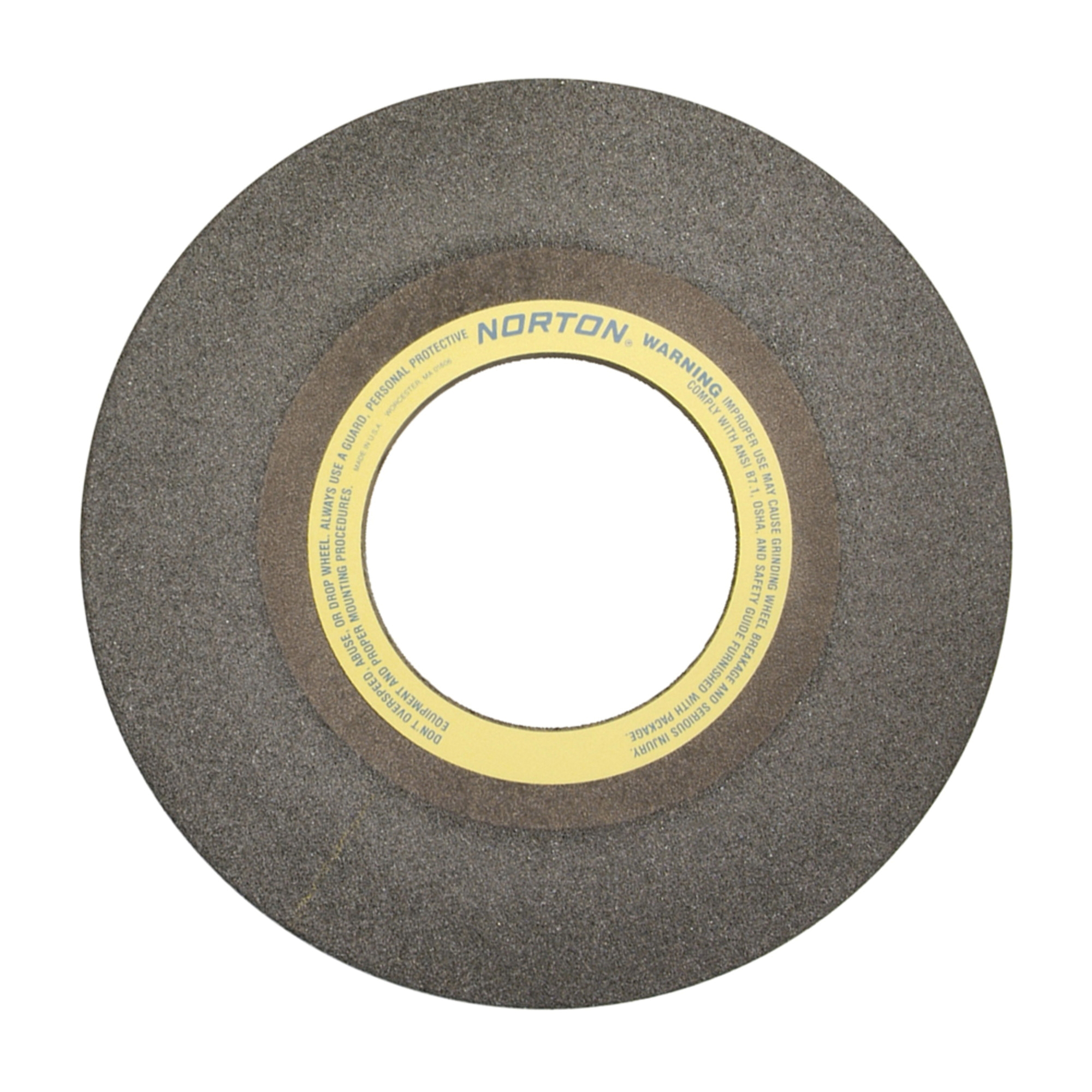 Norton® 69210466456 4ZF Type 01 Floorstand Snagging Wheel, 30 in Dia Max, 2 in THK, Straight Shape