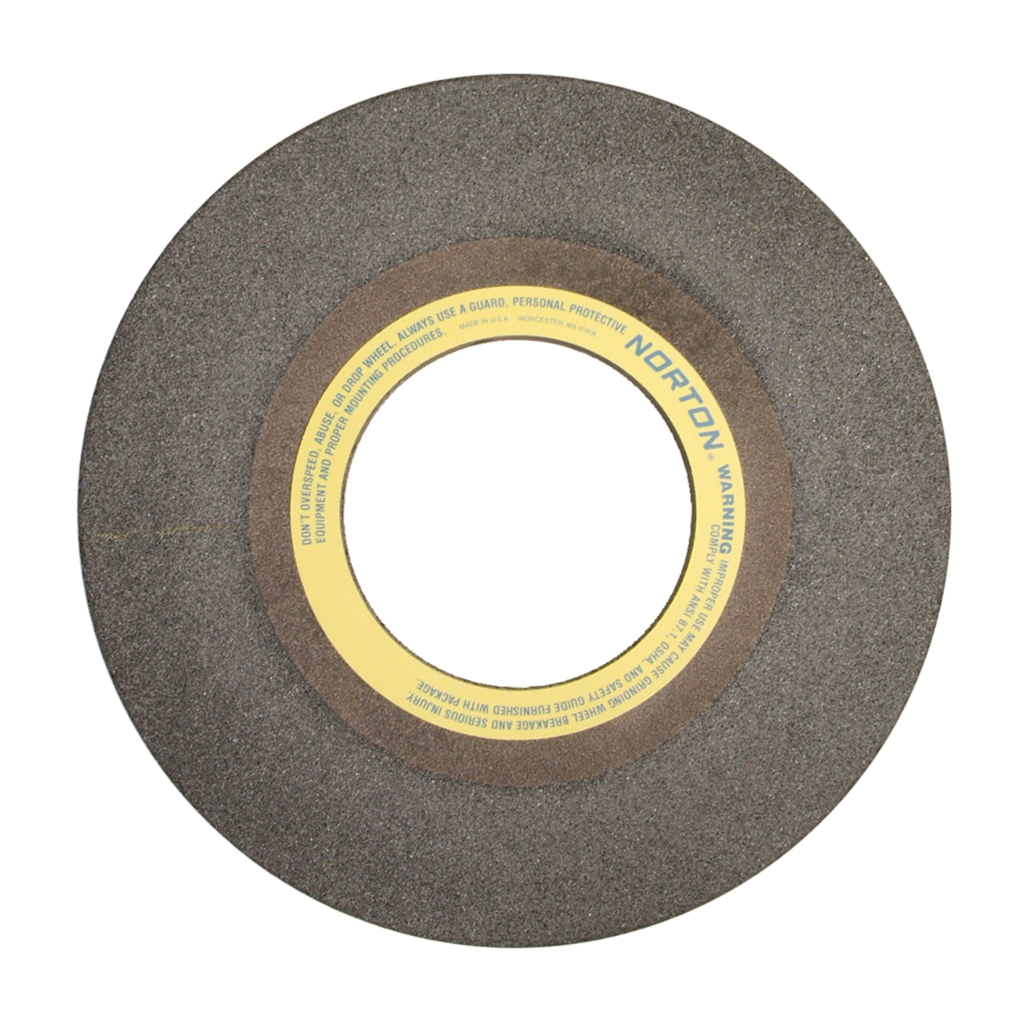 Norton® 69210466458 4ZF Type 01 Floorstand Snagging Wheel, 30 in Dia Max, 2 in THK, Straight Shape