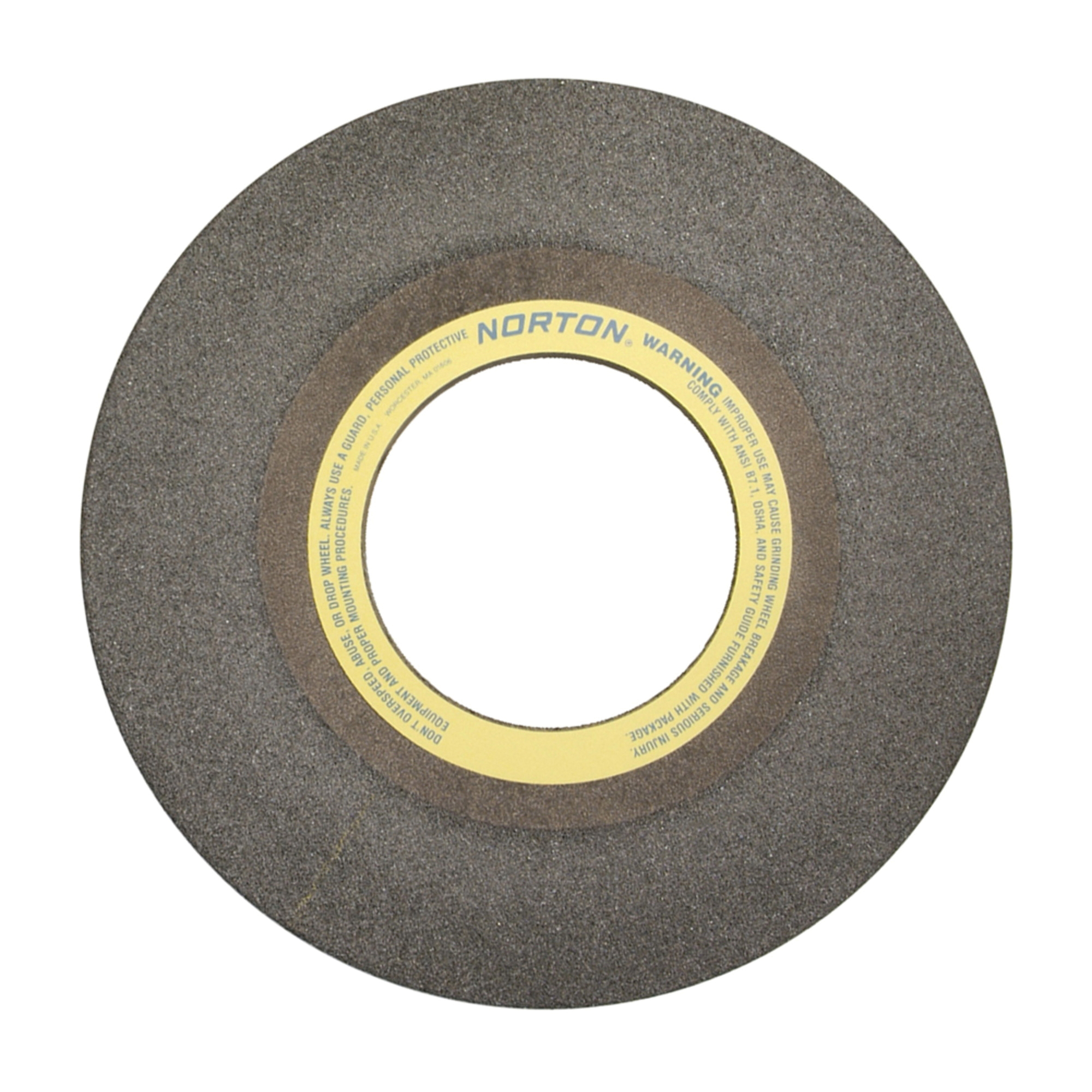 Norton® 69210466460 4ZF Type 01 Floorstand Snagging Wheel, 30 in Dia Max, 2 in THK, Straight Shape