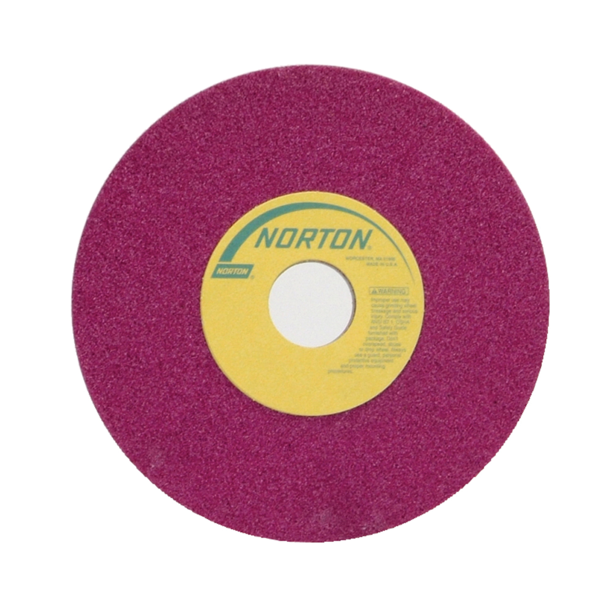 Norton® 69936662082 48A Straight Toolroom Wheel, 7 in Dia x 1/2 in THK, 1-1/4 in Center Hole, 46 Grit, Aluminum Oxide Abrasive